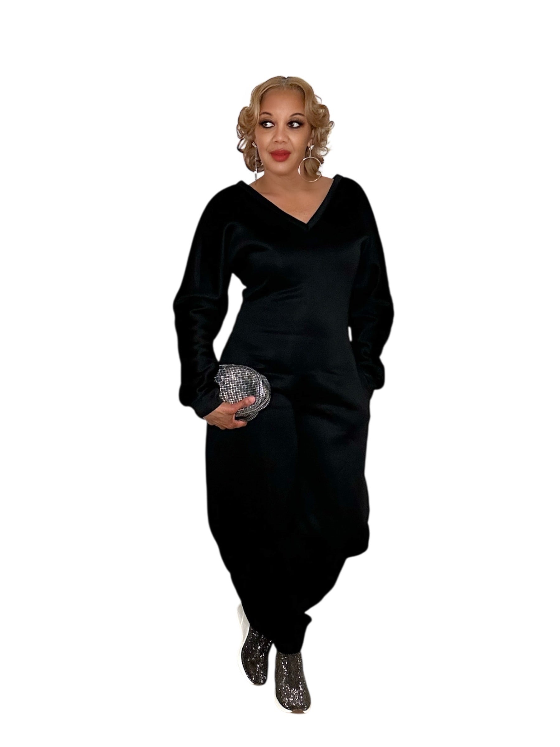 Go Mode Black Jumpsuit