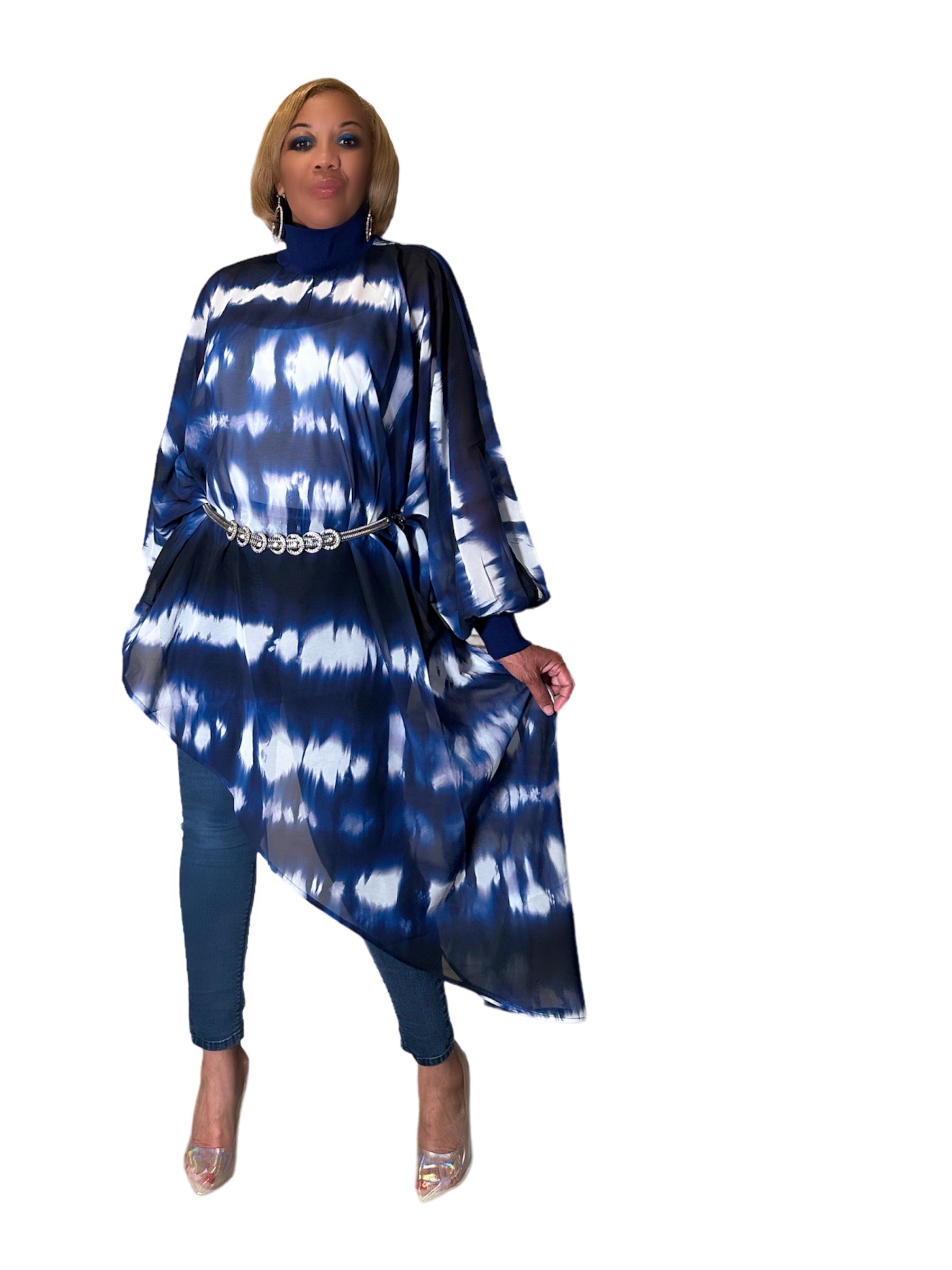 Takeover Tunic Top(Blue)