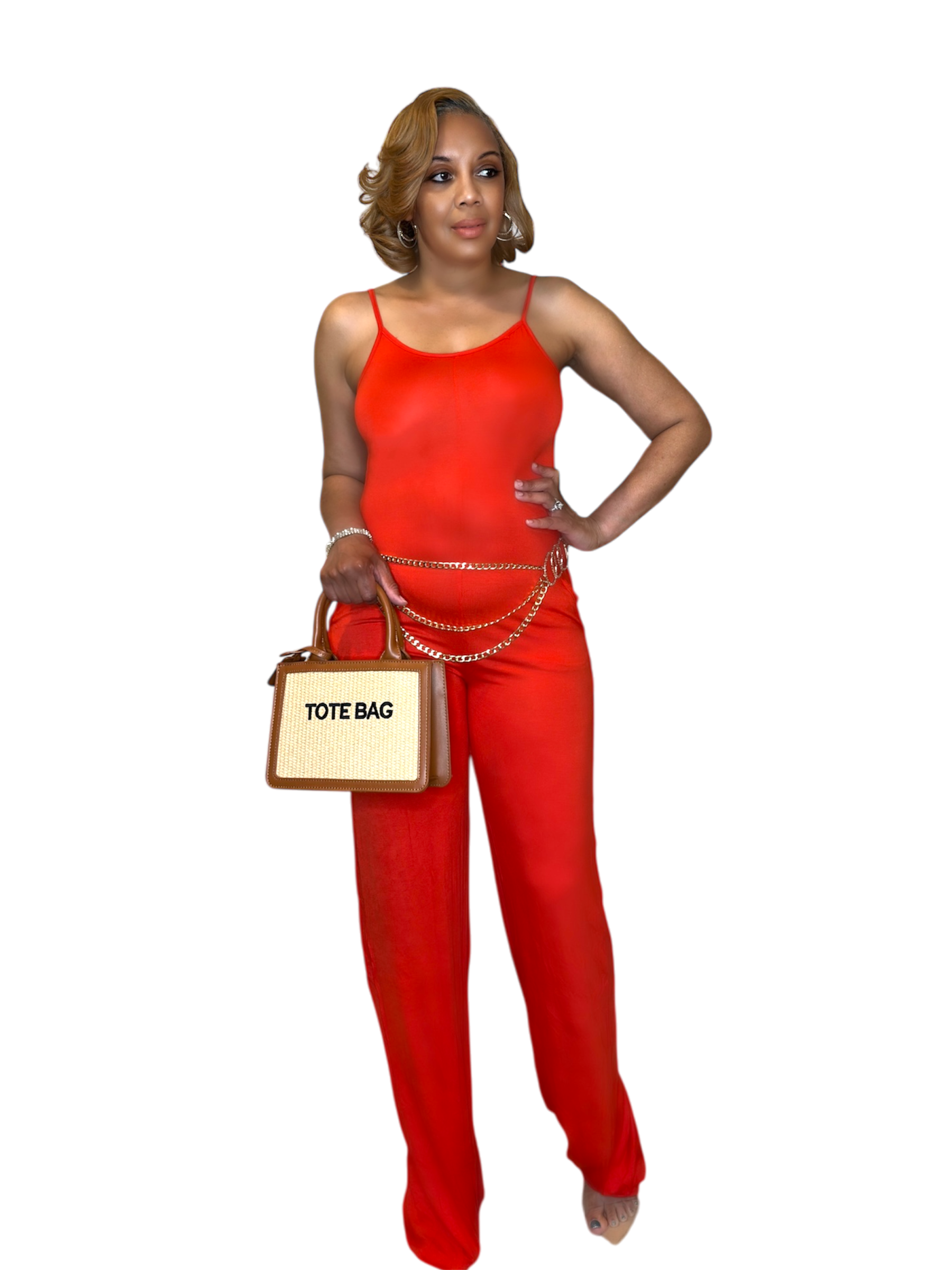 Sweet Sensation Orange Jumpsuit