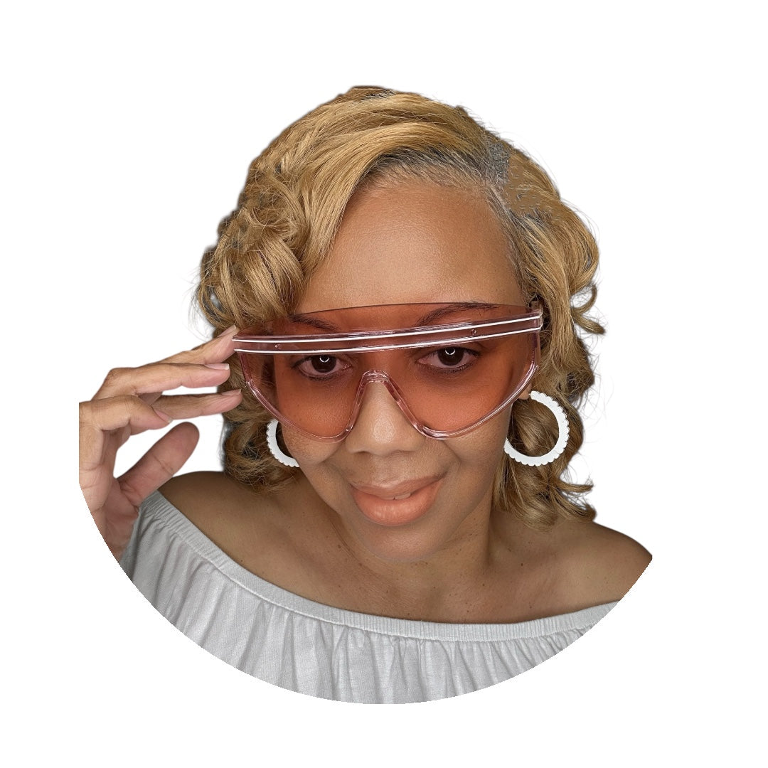 Pop Out In Pink Sunglasses