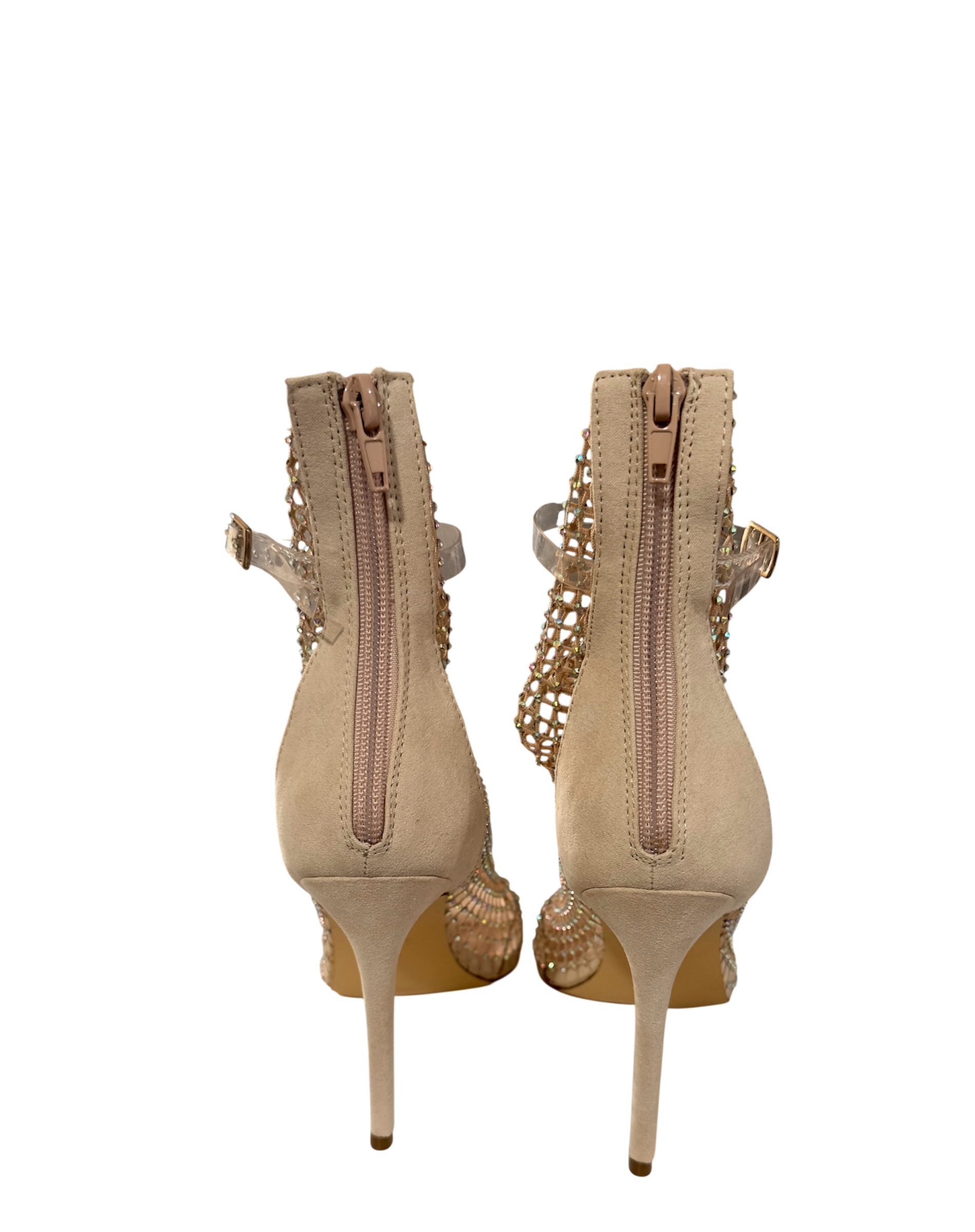Crystal Glam Stepper Heels