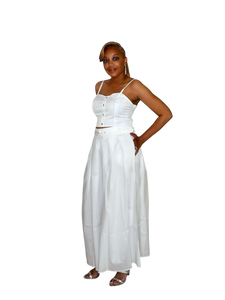 White Out Moment Skirt Set