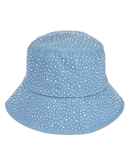 Crowned With Denim Bucket Hat