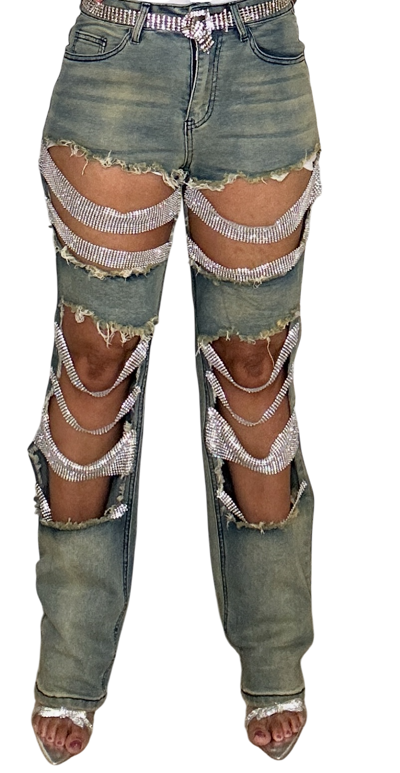 Bling Boss Denim Jeans