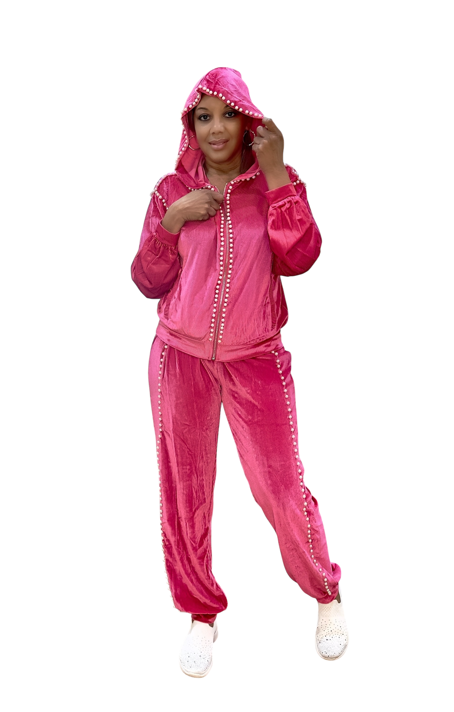 Glamorous Life Jogger Set (Pink)