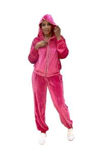 Glamorous Life Jogger Set (Pink)