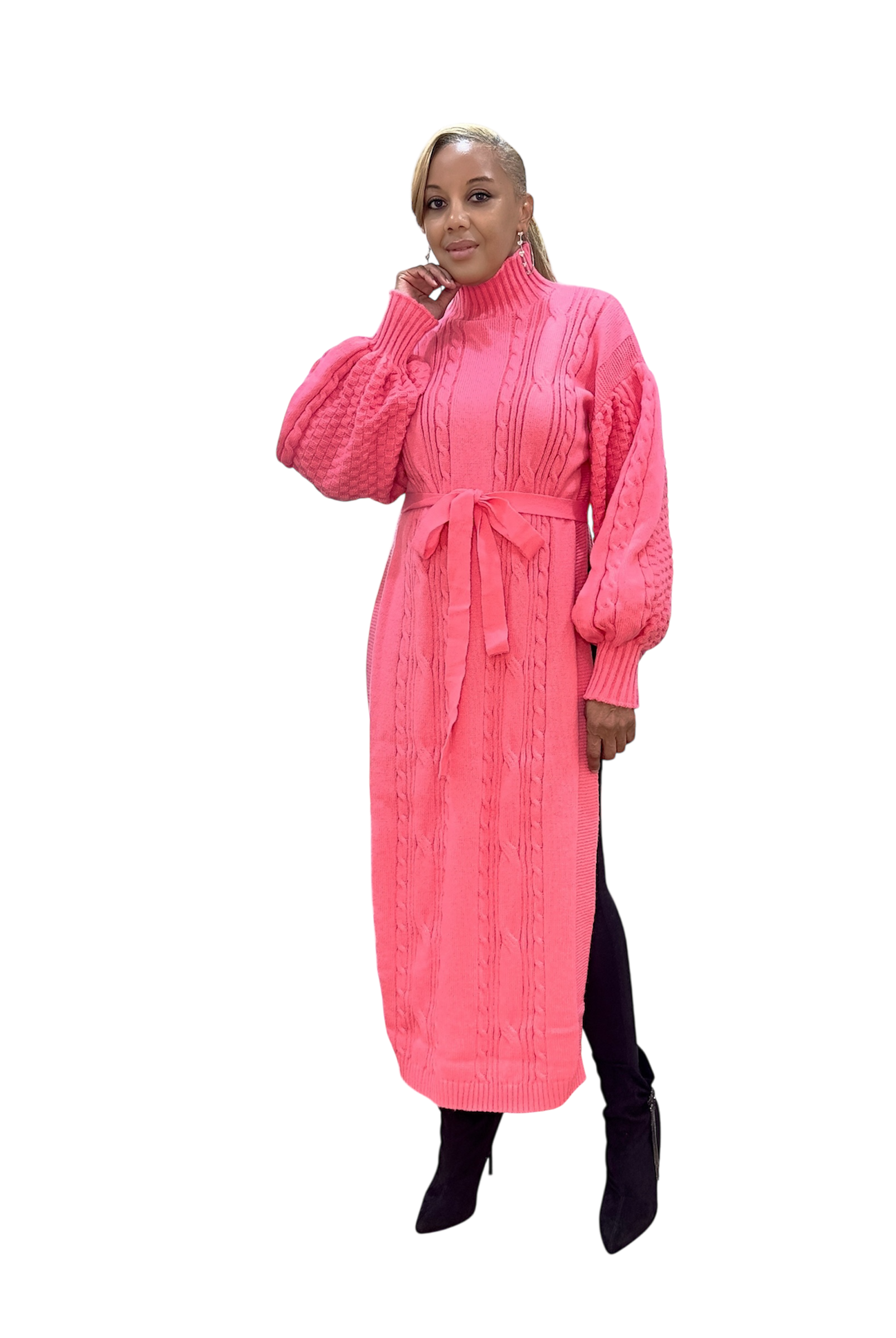 Pink Petal Tunic Sweater