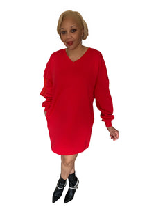 Sizzling Hot Sweatshirt Dress