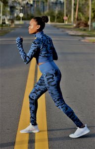 Camo Chick Activewear (Blue)